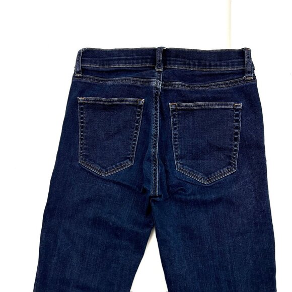 Gap Resolution Slim Straight Raw Hem Women's size 27 Dark Wash Blue Denim jeans - Picture 6 of 6